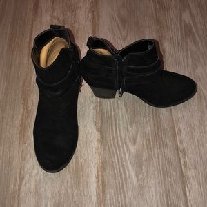 Black express ankle boots
